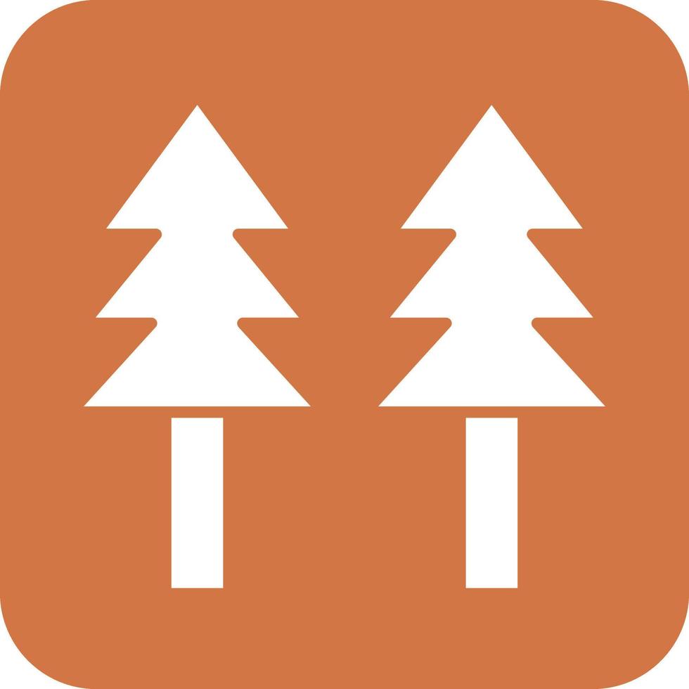 Pine Tree Icon Vetor Style vector