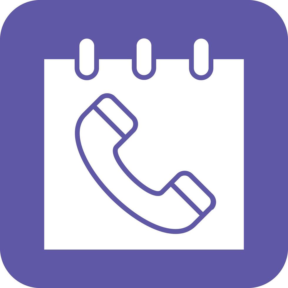 Schedule Call Vector Icon Design