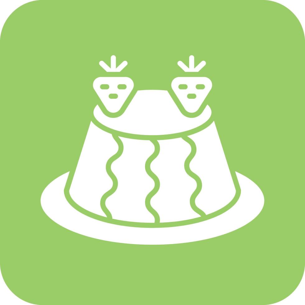 Pudding Vector Icon Design