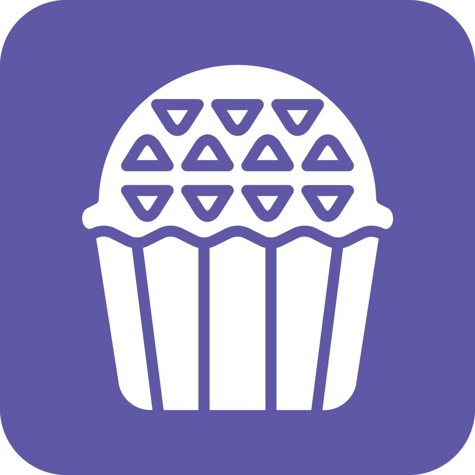 Muffin Icon Vetor Style vector