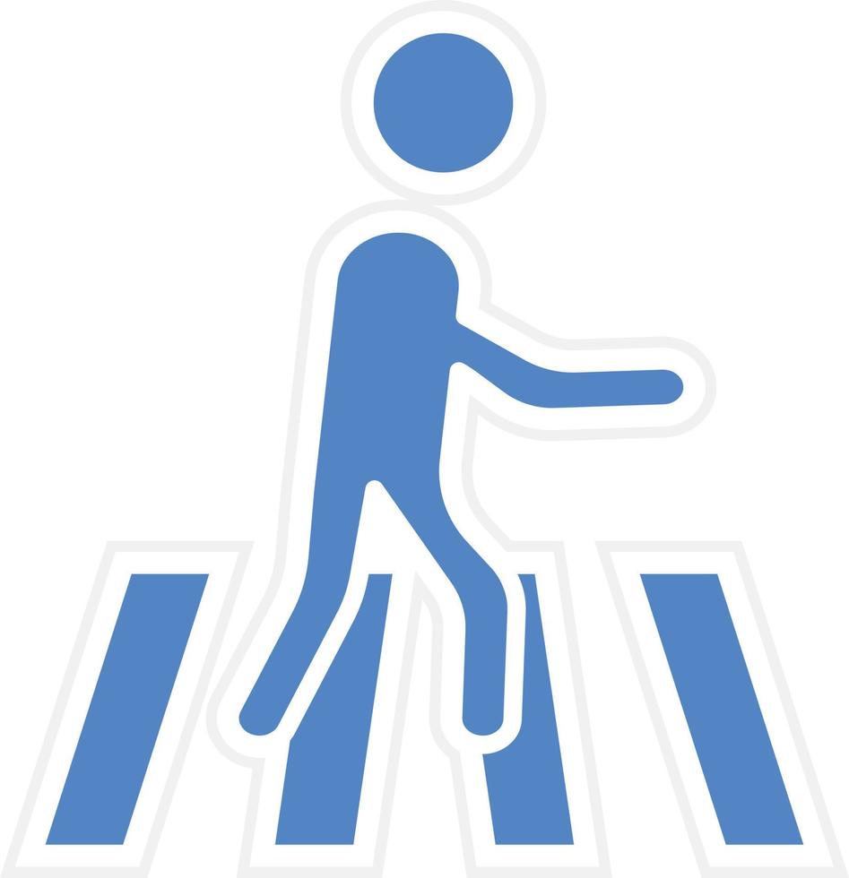 Pedestrian Vector Icon Design