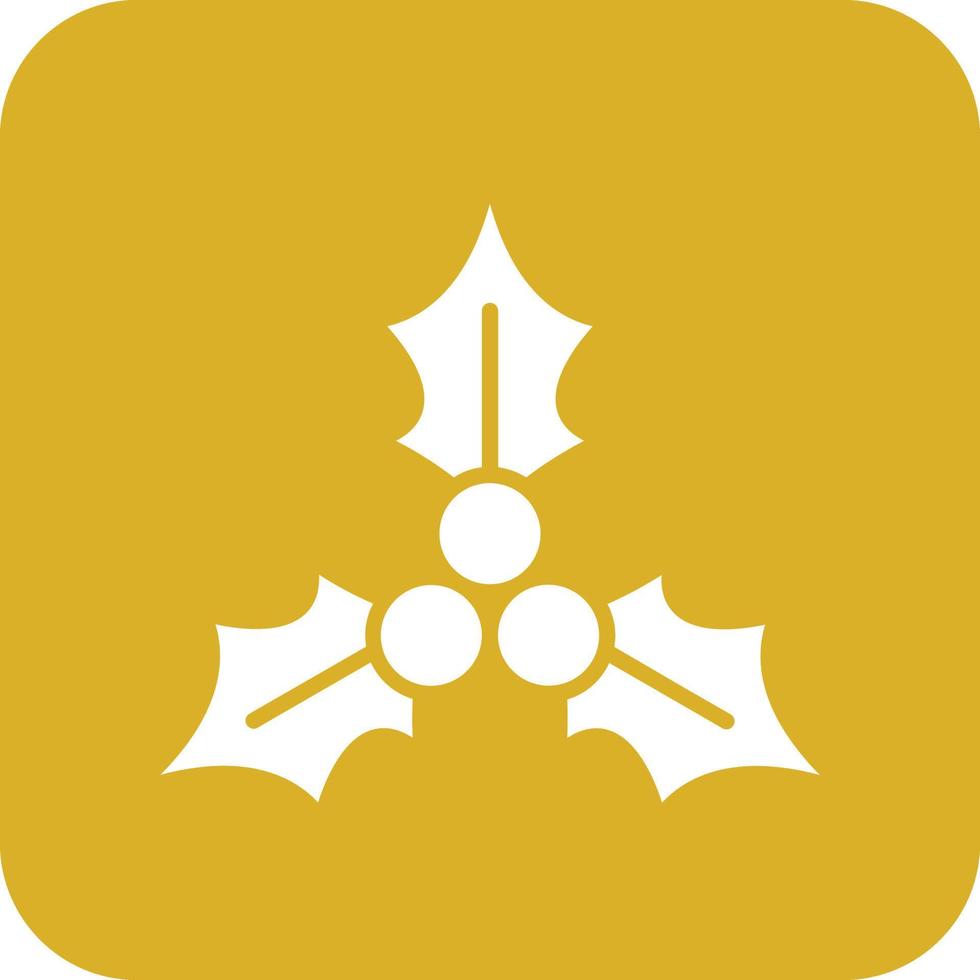 Mistletoe Icon Vetor Style vector