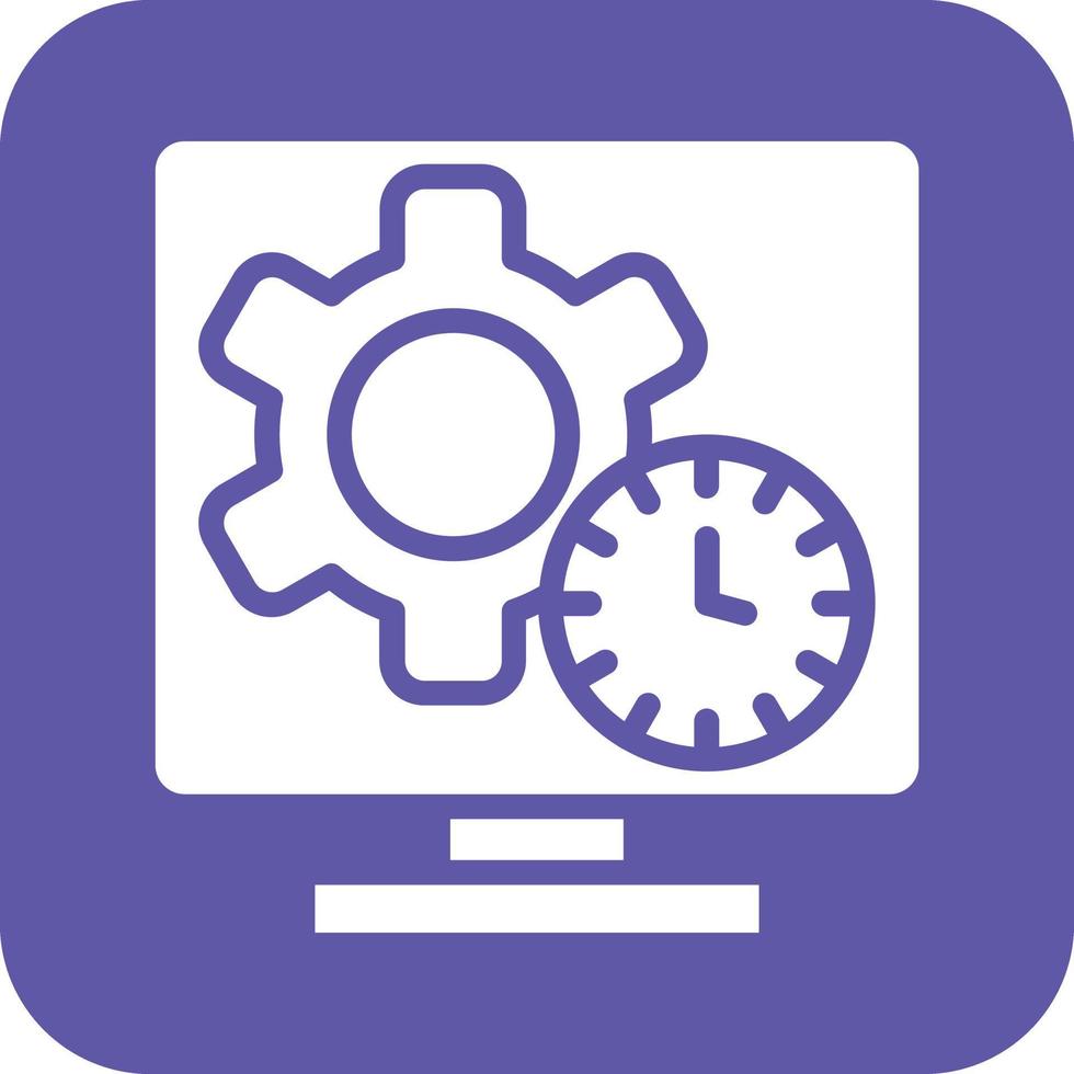 Monitor Vector Icon Design