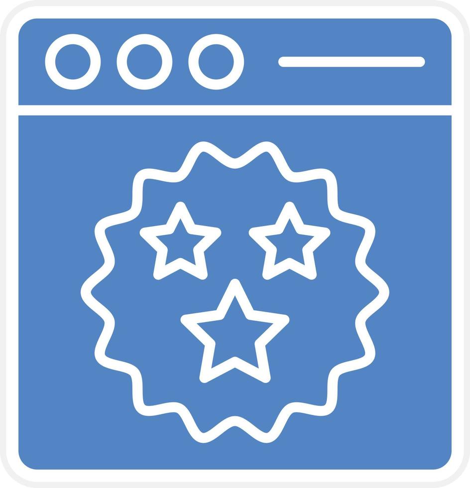 Reputation Icon Vetor Style vector