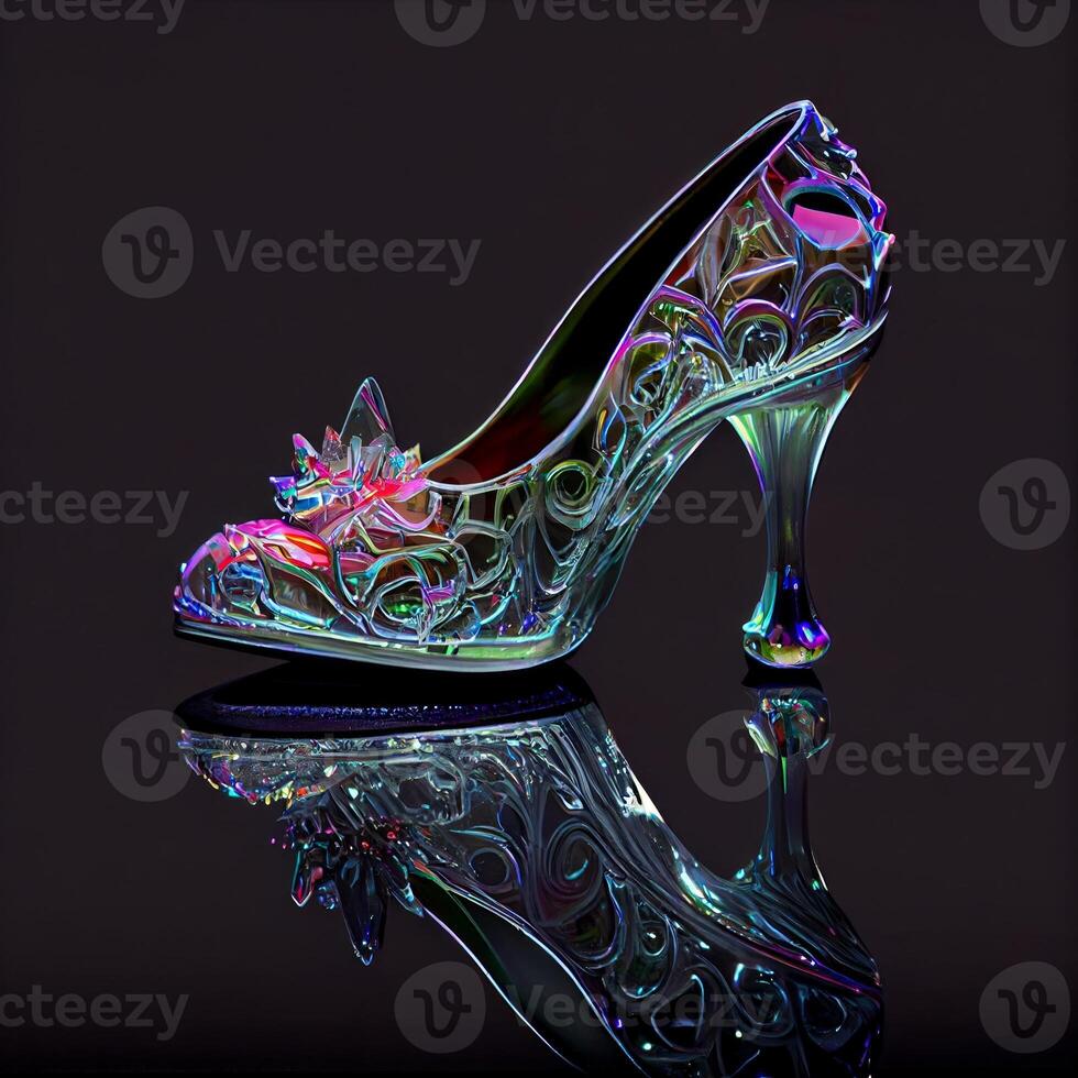 glass sleeper stiletto delicate designer photo