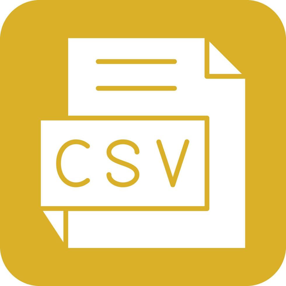 CSV Vector Icon Design