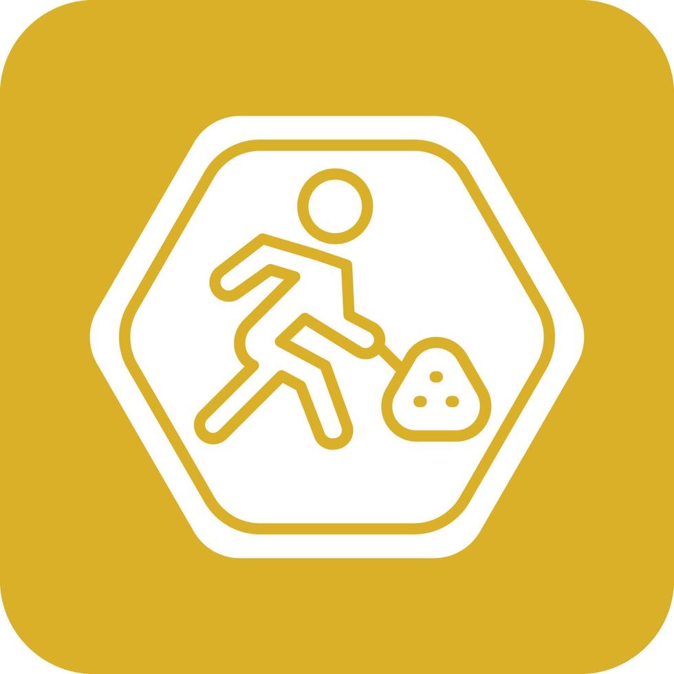Road Work Vector Icon Design