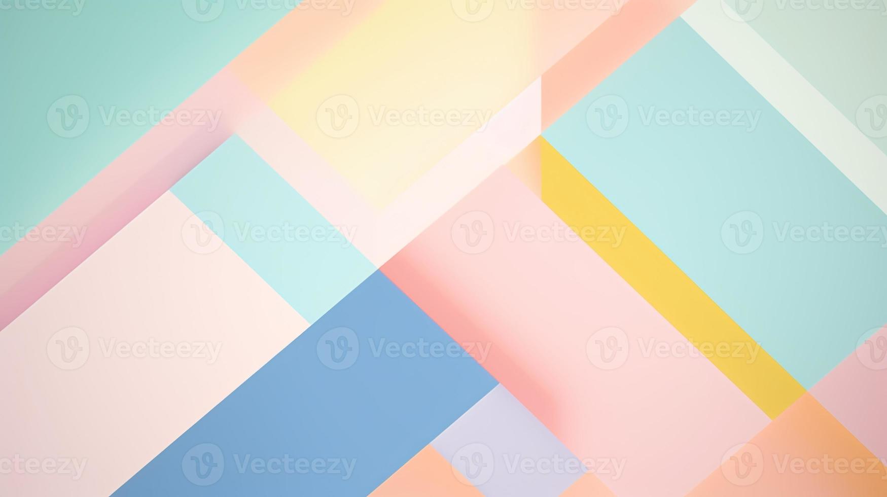 Abstract geometric background. Minimalistic design. Pastel colors. photo