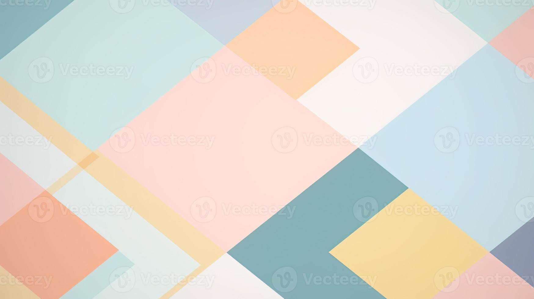 Abstract geometric background. Minimalistic design. Pastel colors. photo