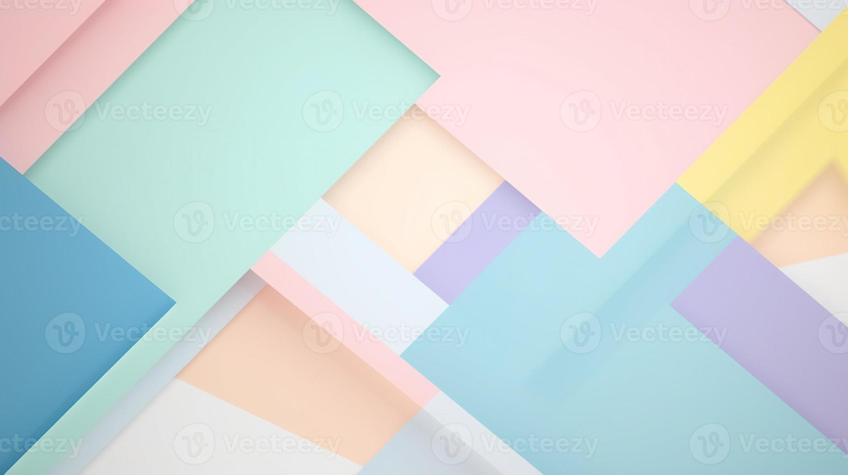 Abstract geometric background. Minimalistic design. Pastel colors. photo