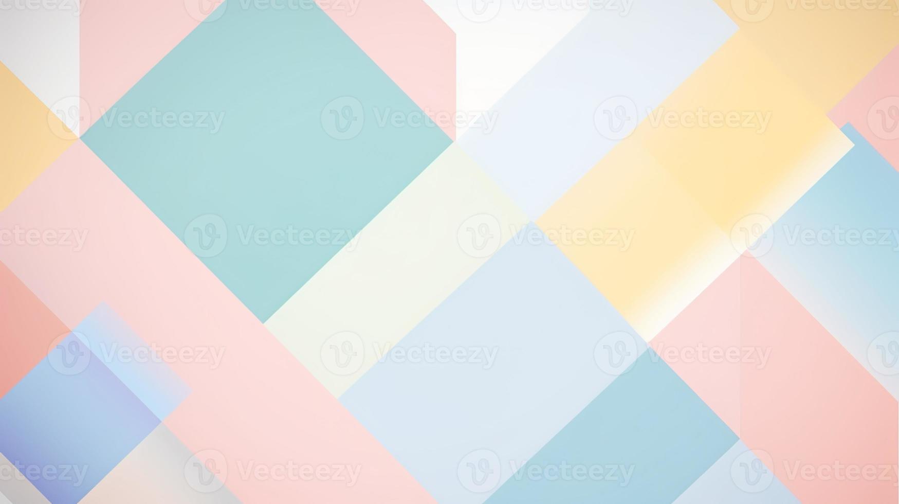 Abstract geometric background. Minimalistic design. Pastel colors. photo