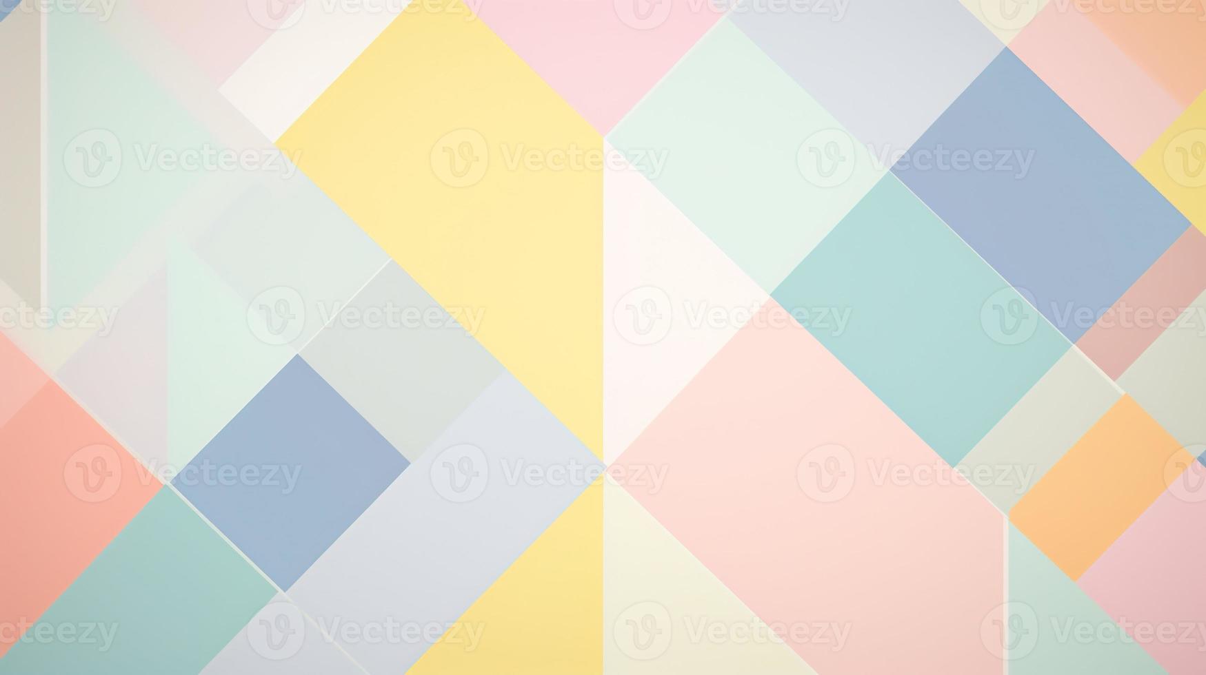 Abstract geometric background. Minimalistic design. Pastel colors. photo
