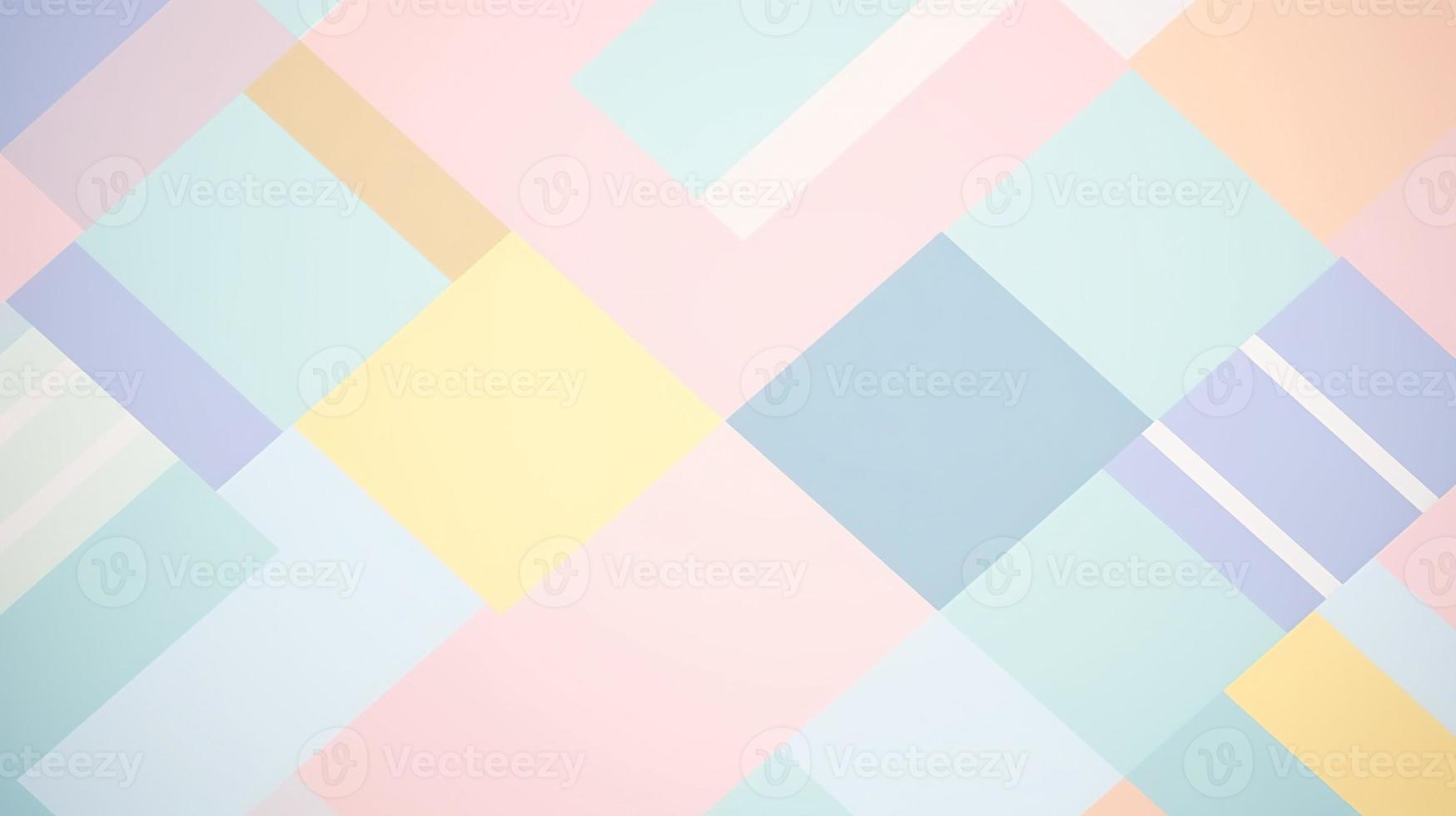 Abstract geometric background. Minimalistic design. Pastel colors. photo