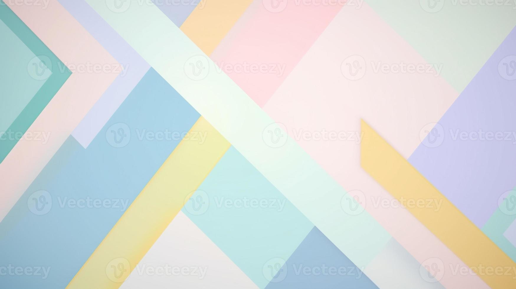 Abstract geometric background. Minimalistic design. Pastel colors. photo