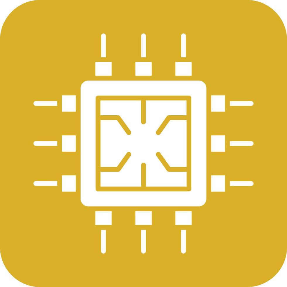 CPU Icon Vetor Style vector