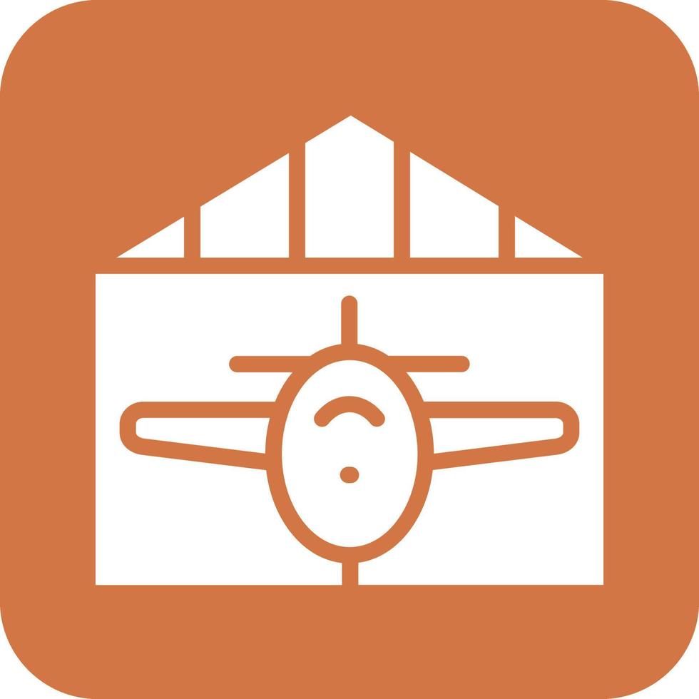 Hangar Vector Icon Design