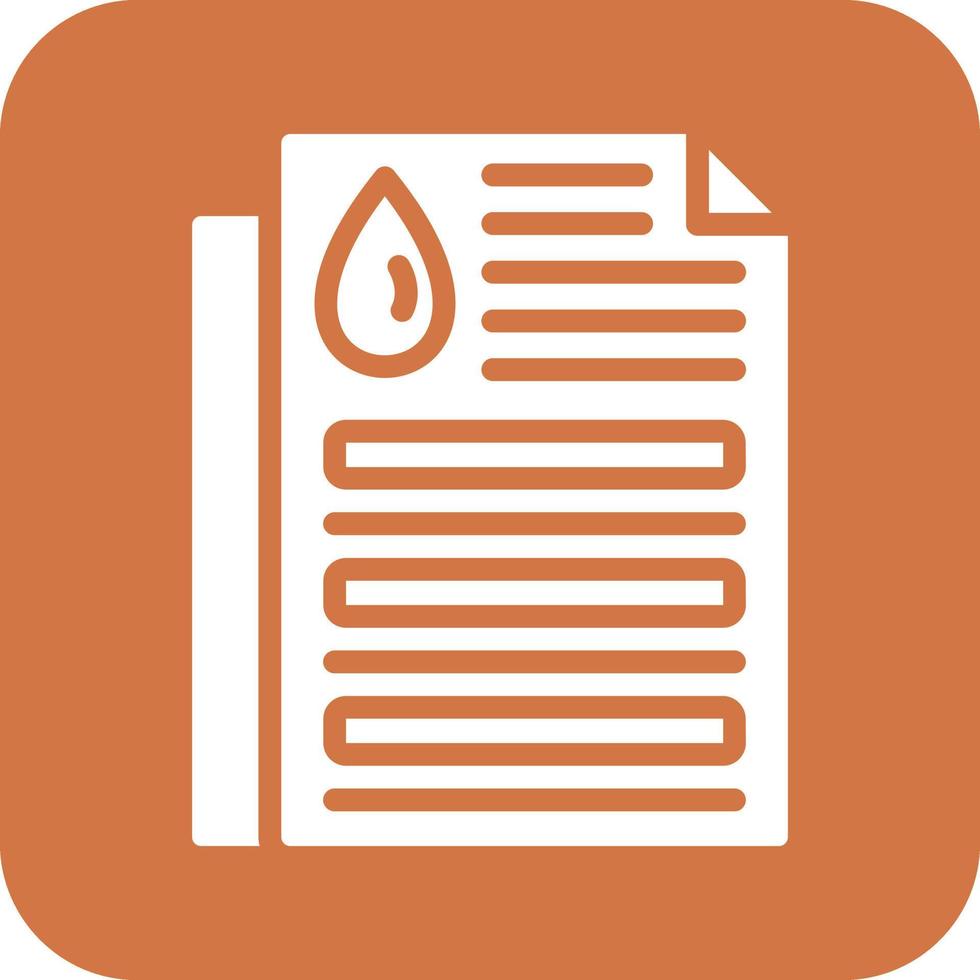 Oil Document Icon Vetor Style vector