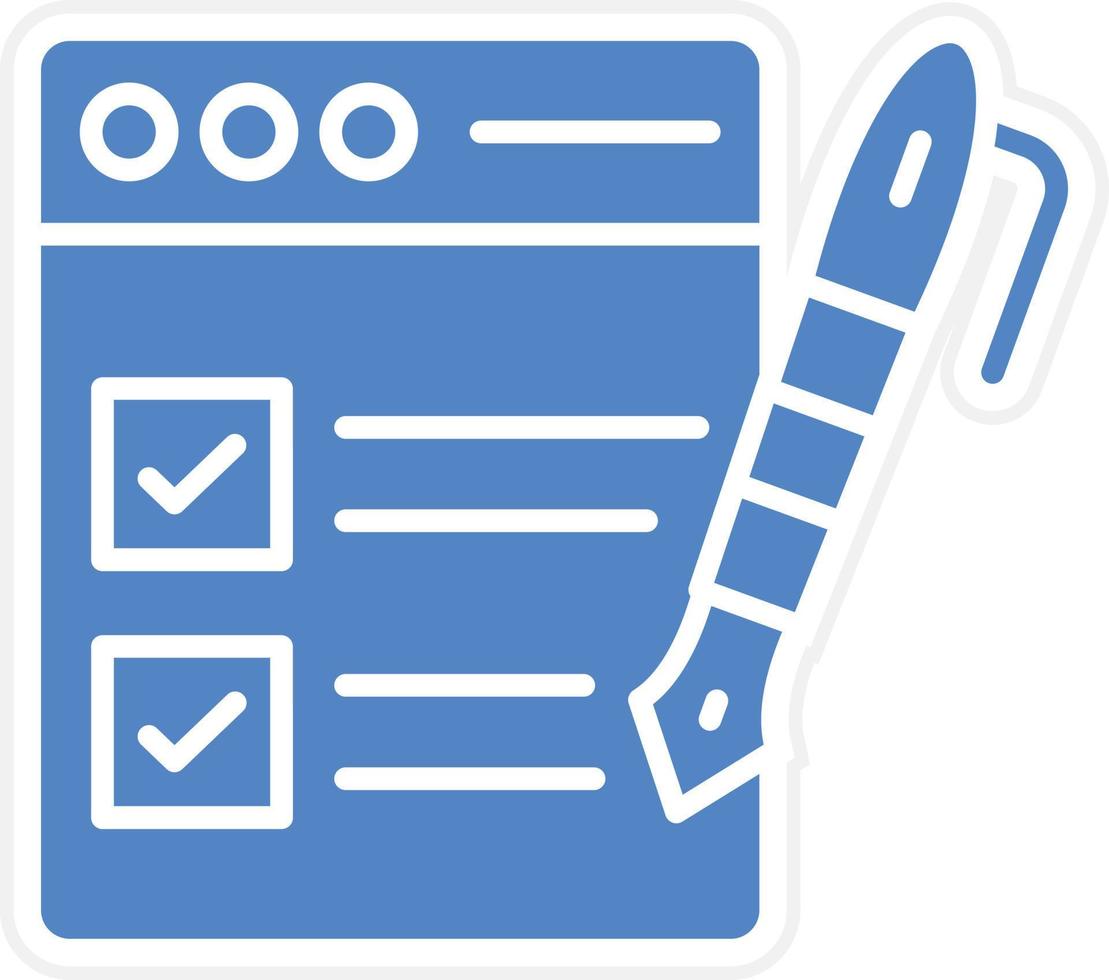 Task List Vector Icon Design