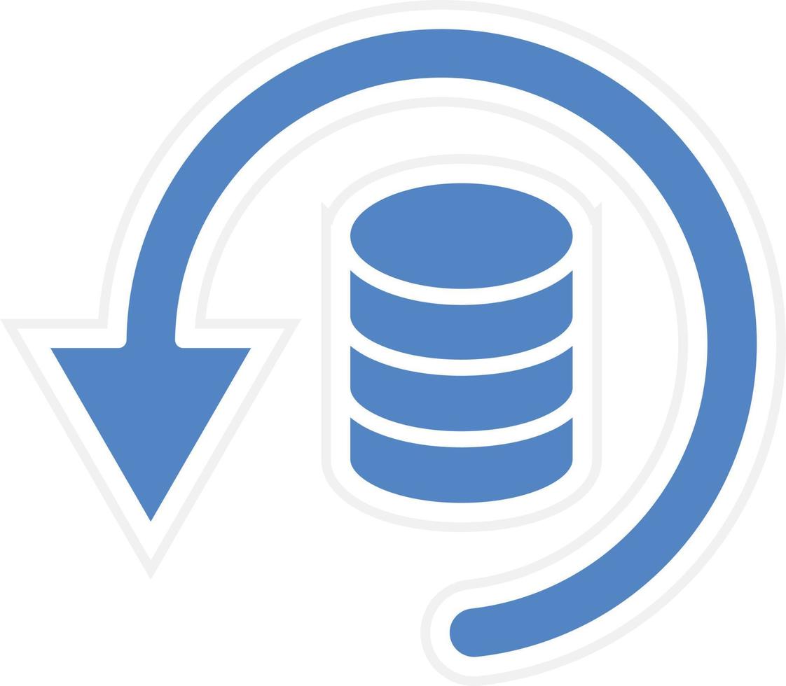 Data Backup Vector Icon Design