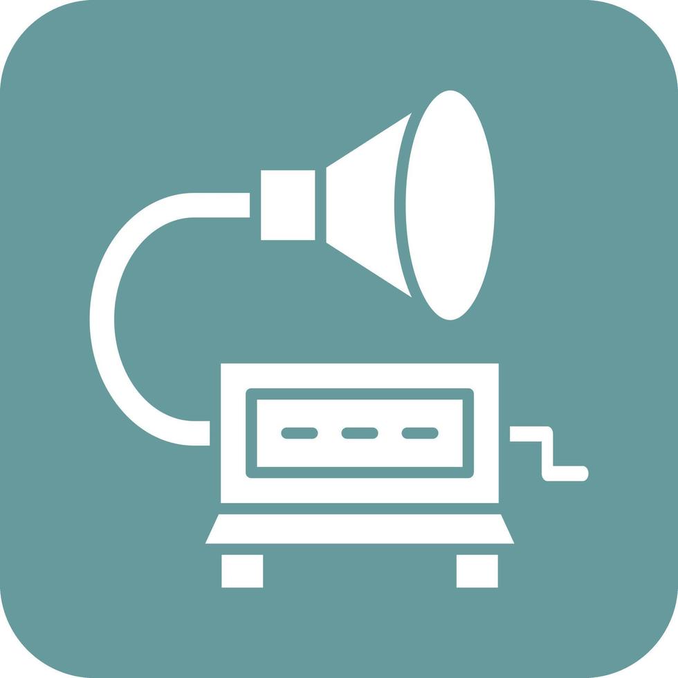 Gramophone Vector Icon Design