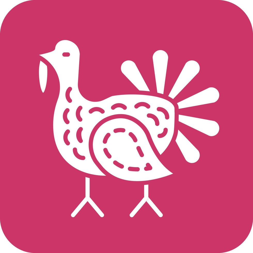 Turkey Vector Icon Design
