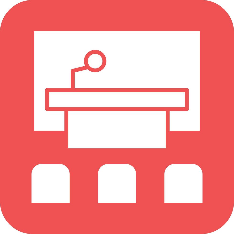 Press Room Icon Vetor Style vector