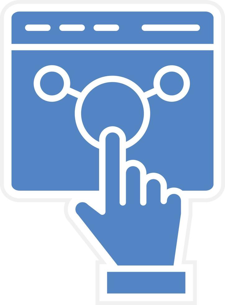 Interact Vector Icon Design