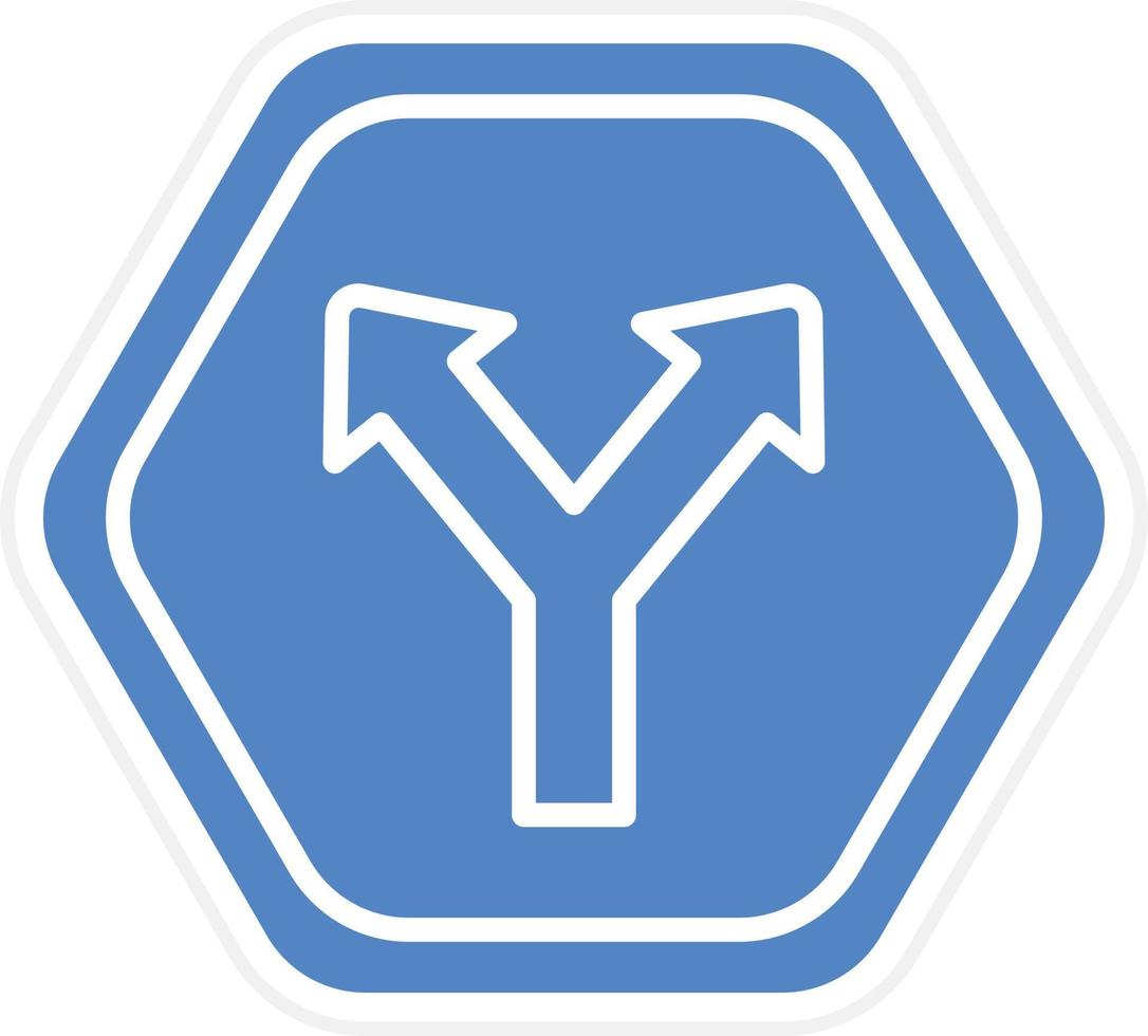 Intersection Vector Icon Design