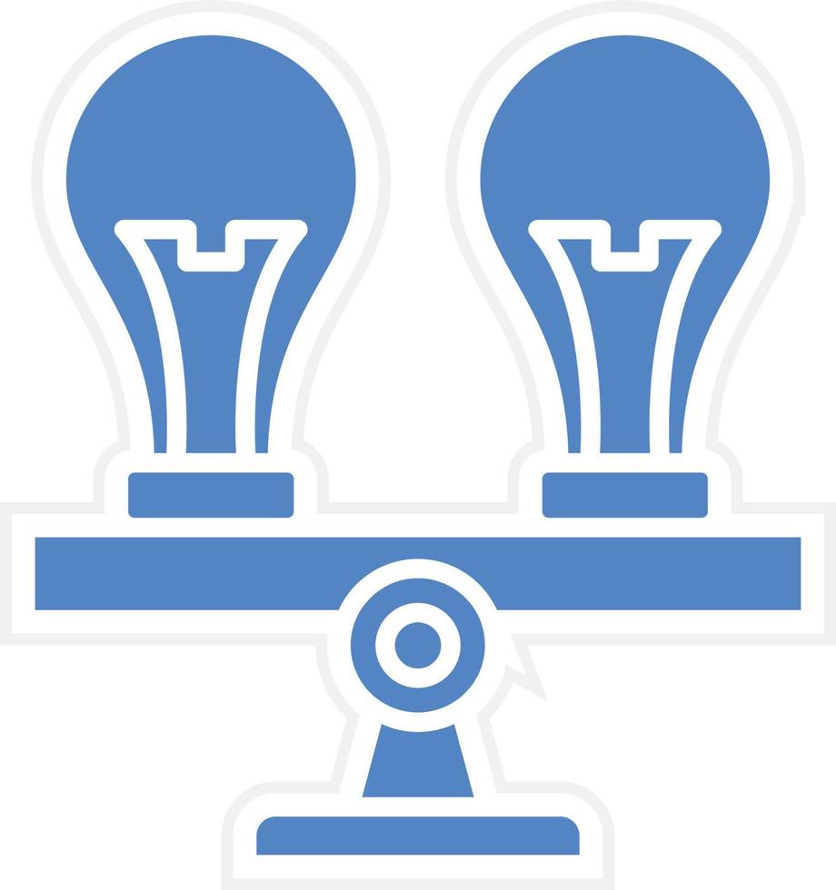Comparison Icon Vetor Style vector