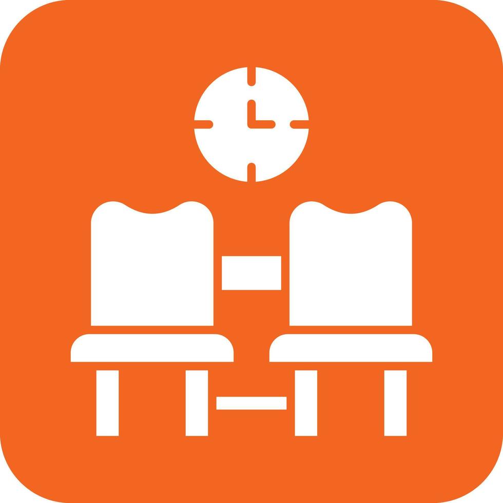 Waiting Room Icon Vetor Style vector