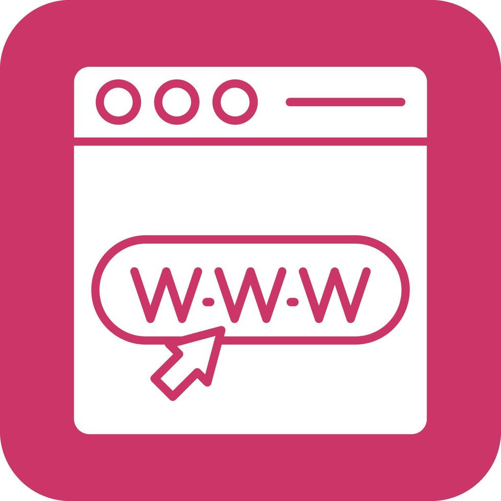 Webpage Icon Vetor Style vector