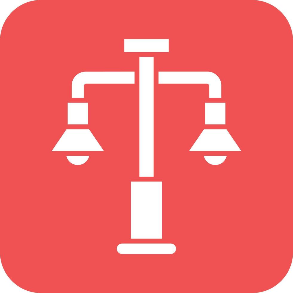 Street Lights Vector Icon Design