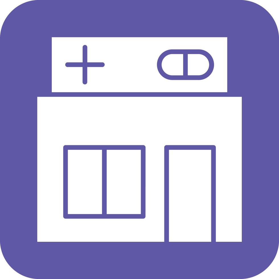 Medical Shop Icon Vetor Style vector