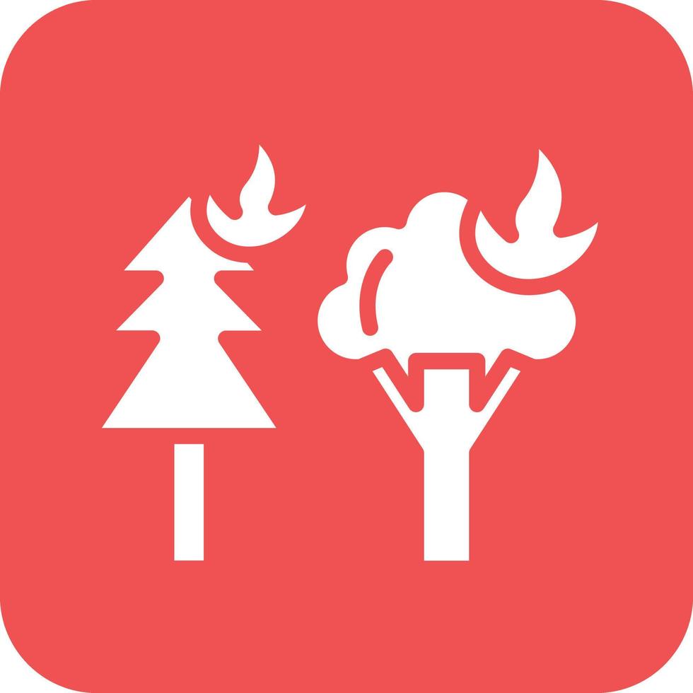 Wildfire Icon Vetor Style vector