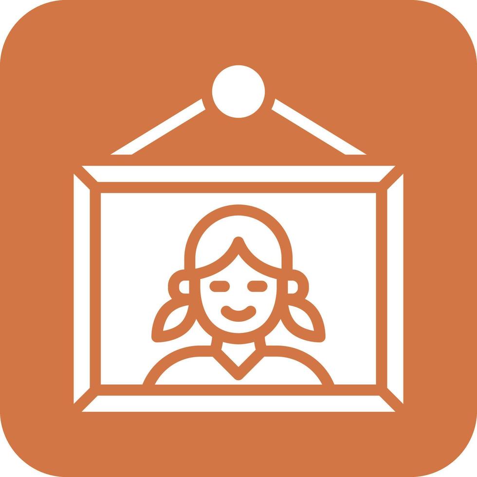 Photo Frame Icon Vetor Style vector