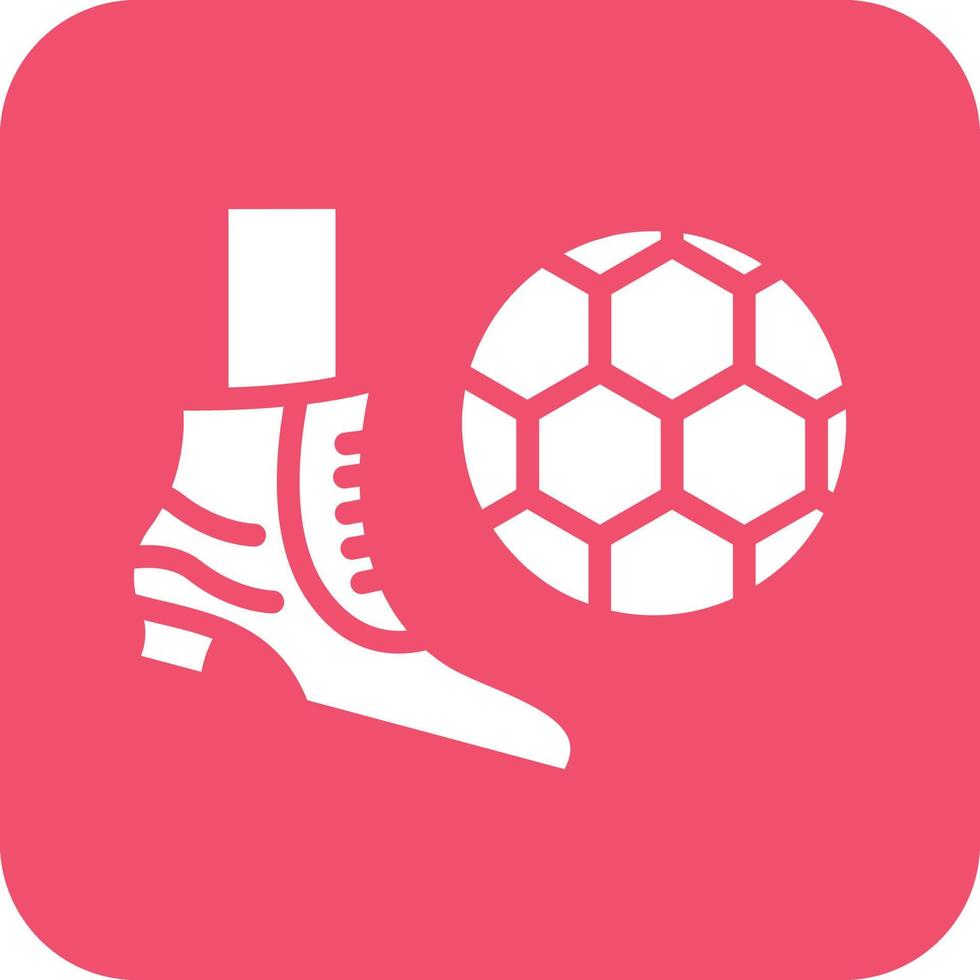 Soccer Free Kick Icon Vetor Style vector