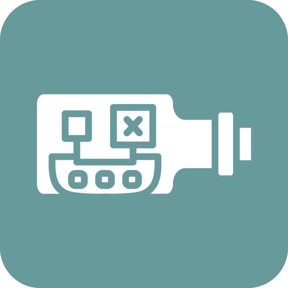 Ship Bottle Vector Icon Design