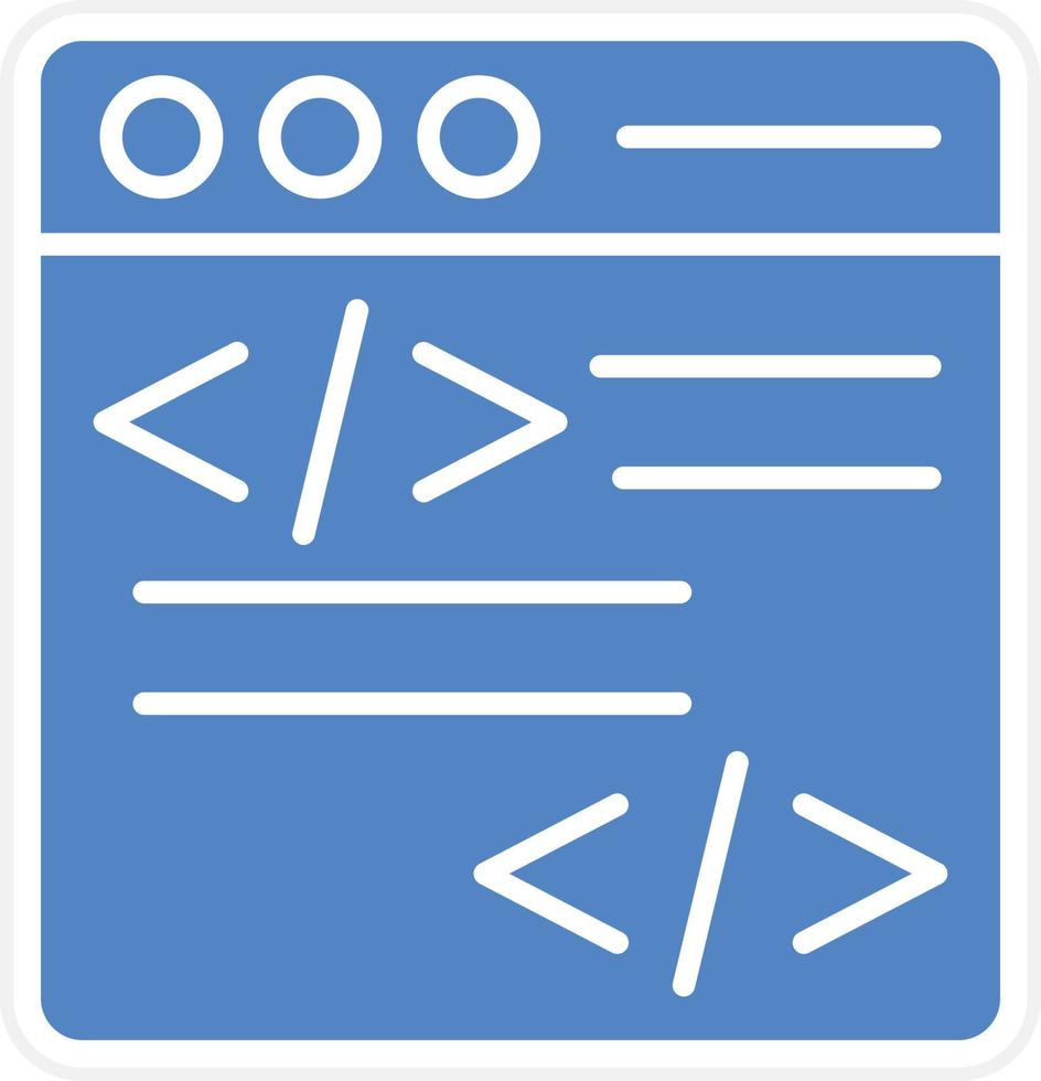 Programming Icon Vetor Style vector