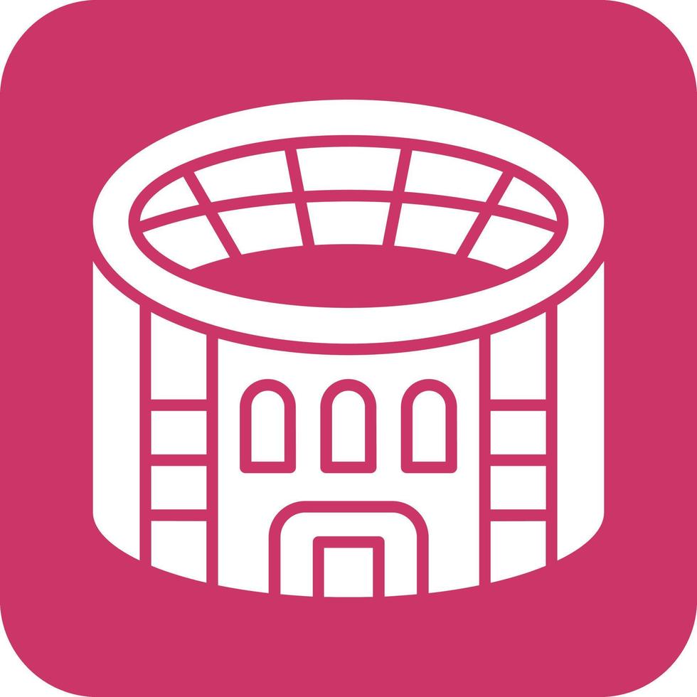 diseño de icono de vector de estadio