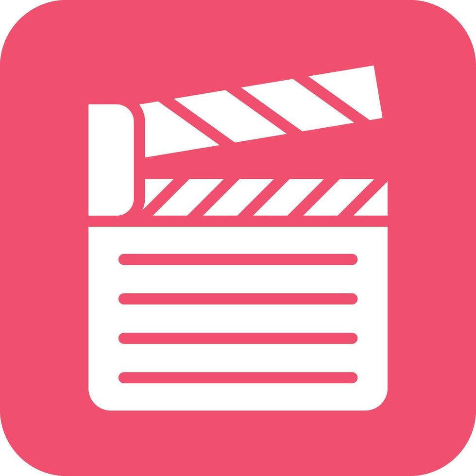 Clapperboard Vector Icon Design