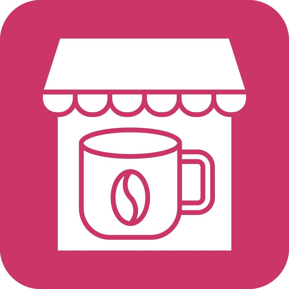 Coffee Shop Icon Vetor Style vector