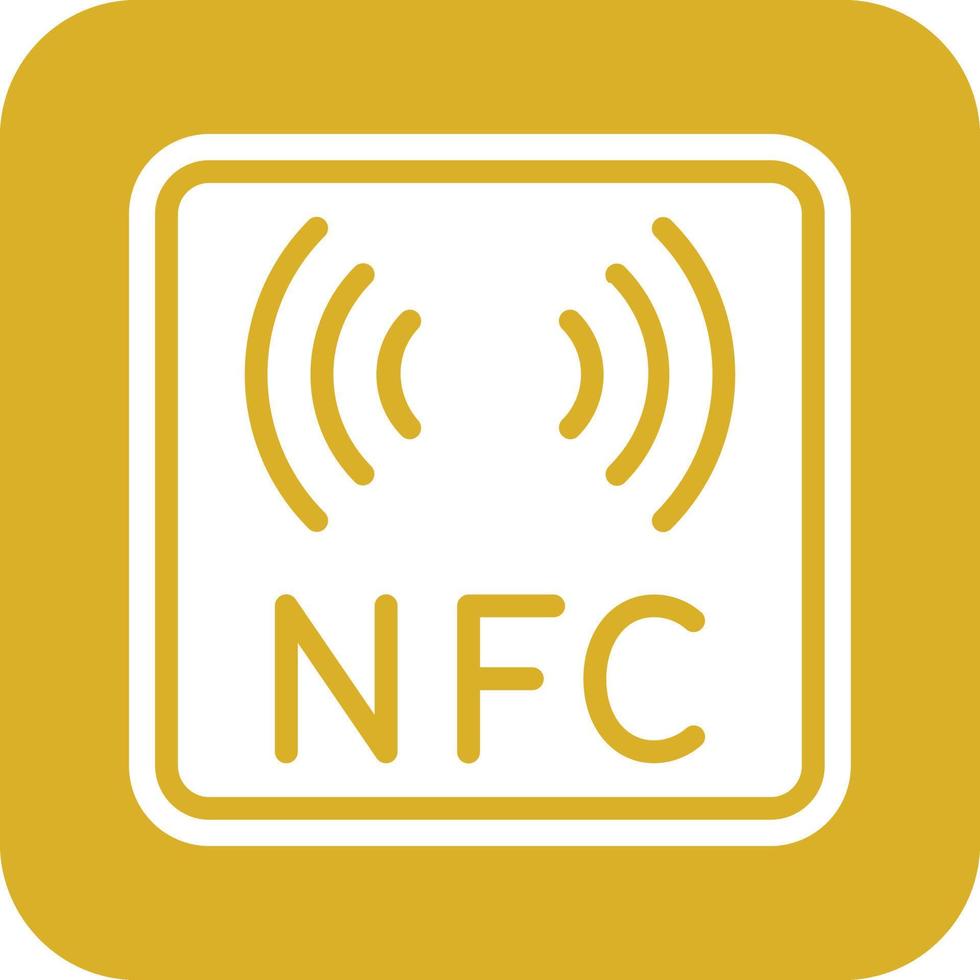Nfc Icon Vetor Style vector