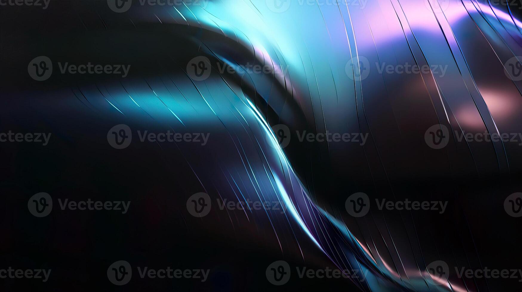 Holographic iridescent textured wallpaper. . photo