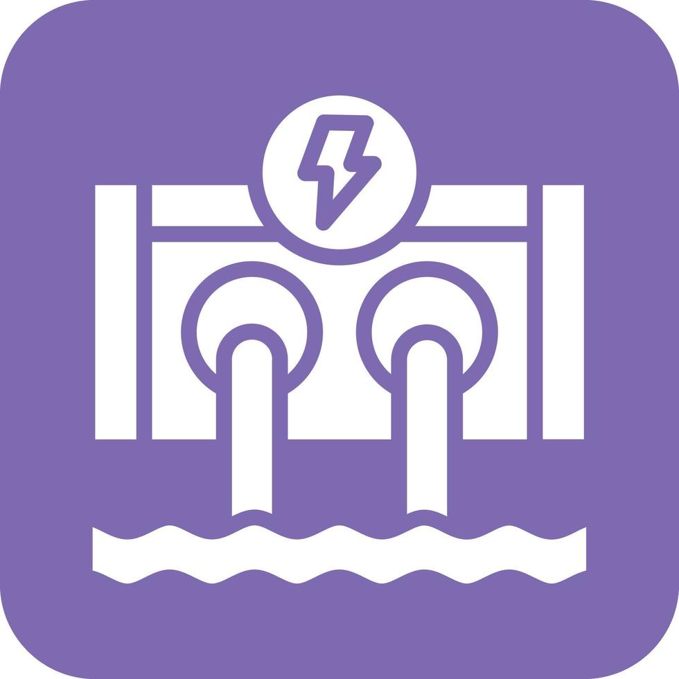 Hydro Power Vector Icon Design