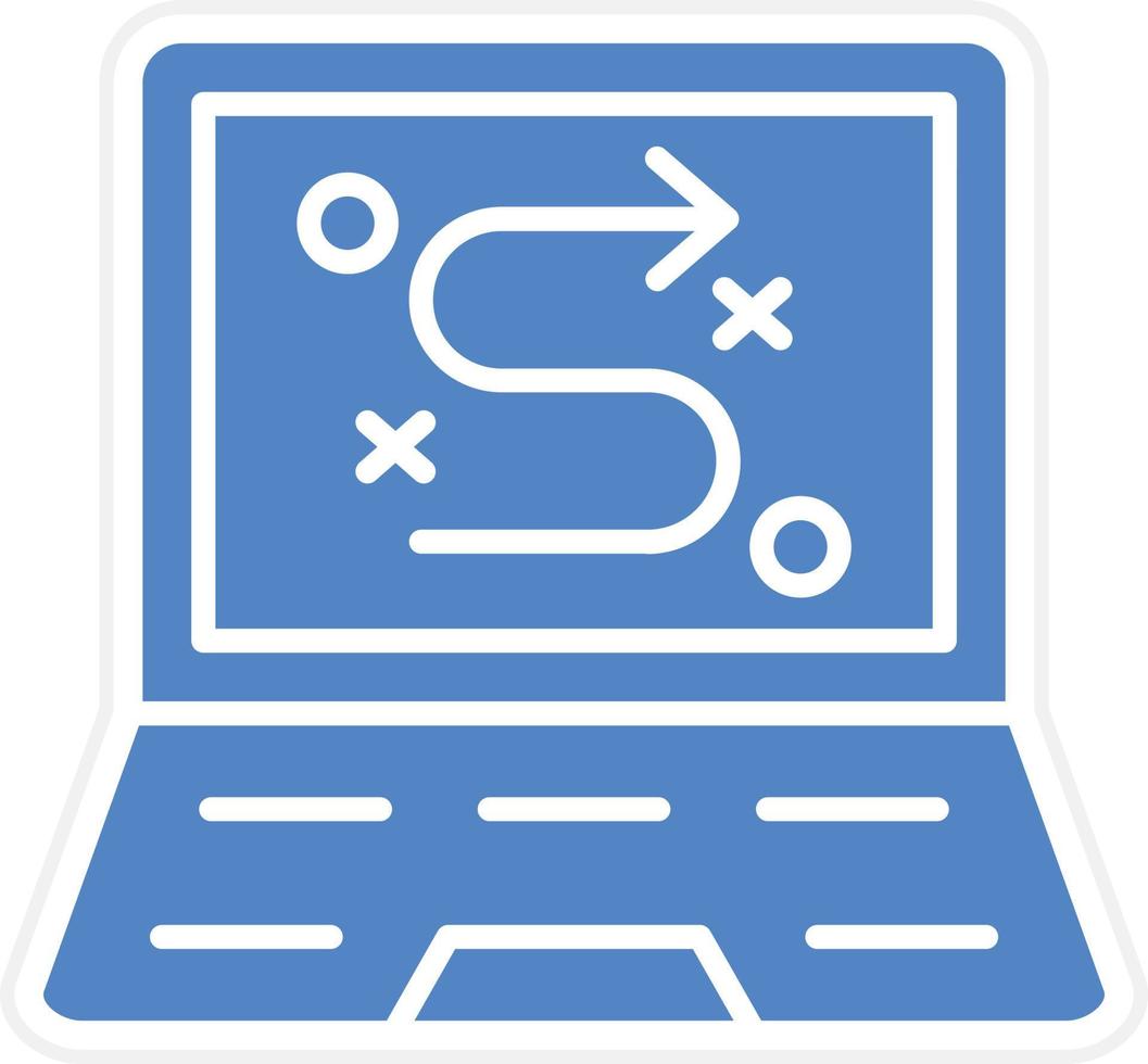Digital Strategy Vector Icon Design
