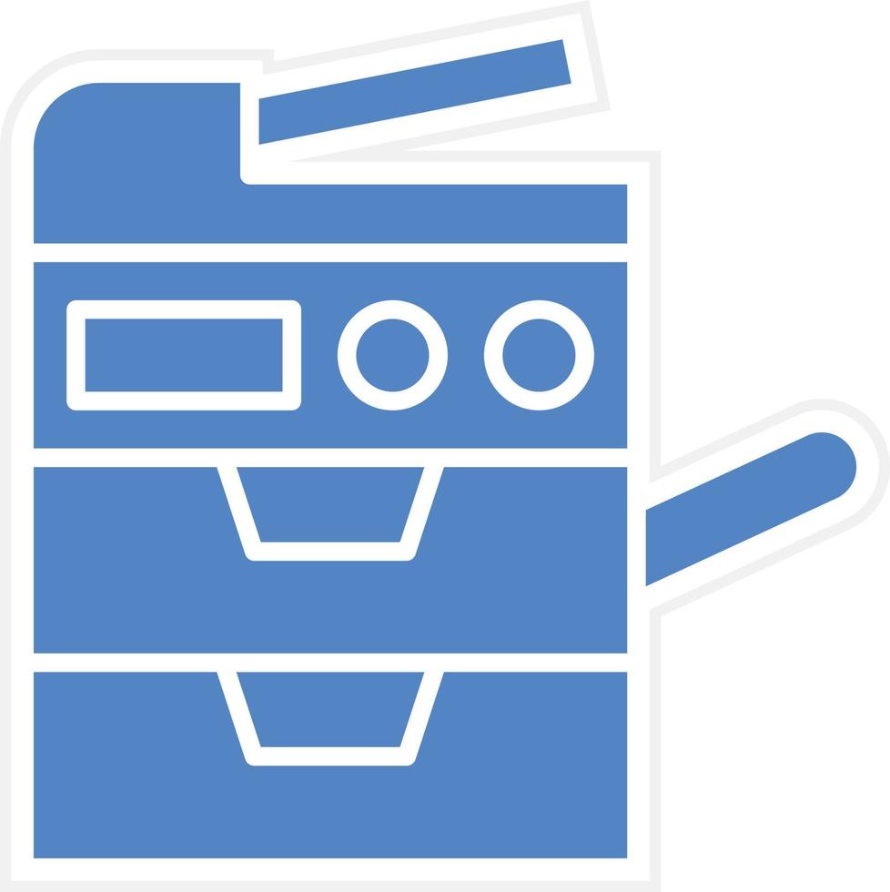 Copy Machine Vector Icon Design