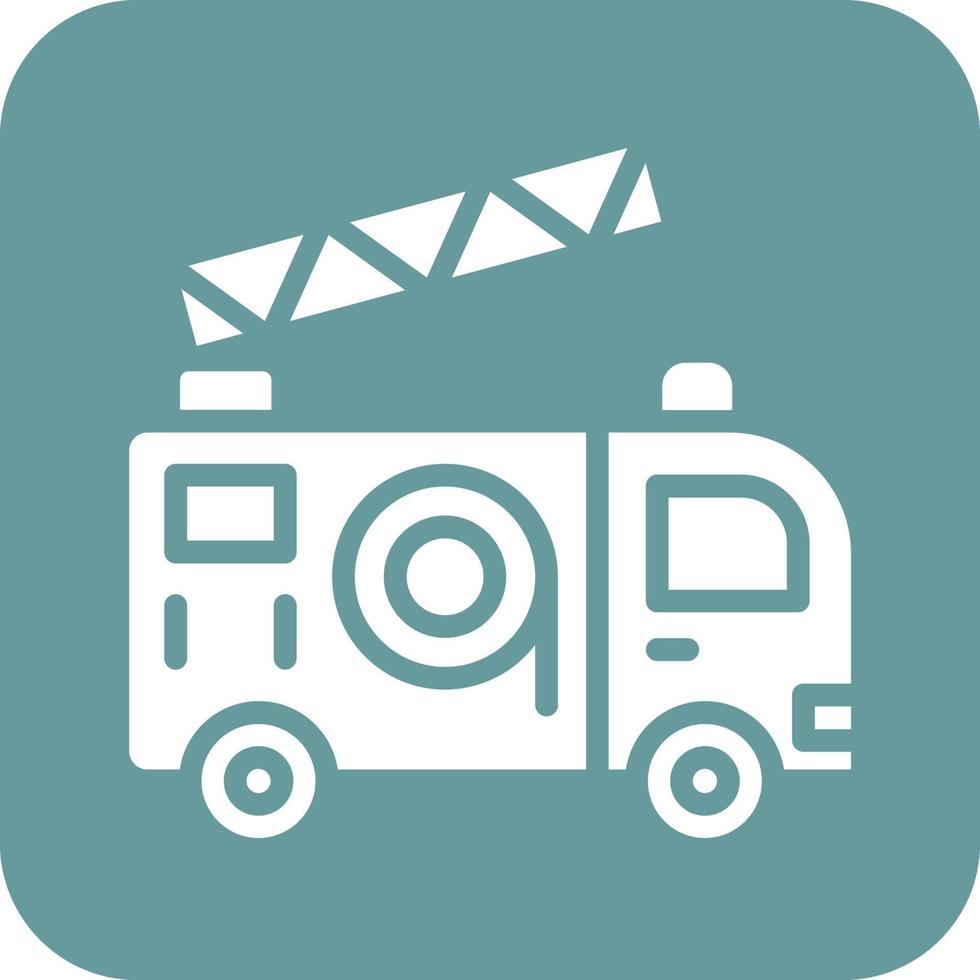 Fire Truck Icon Vetor Style vector