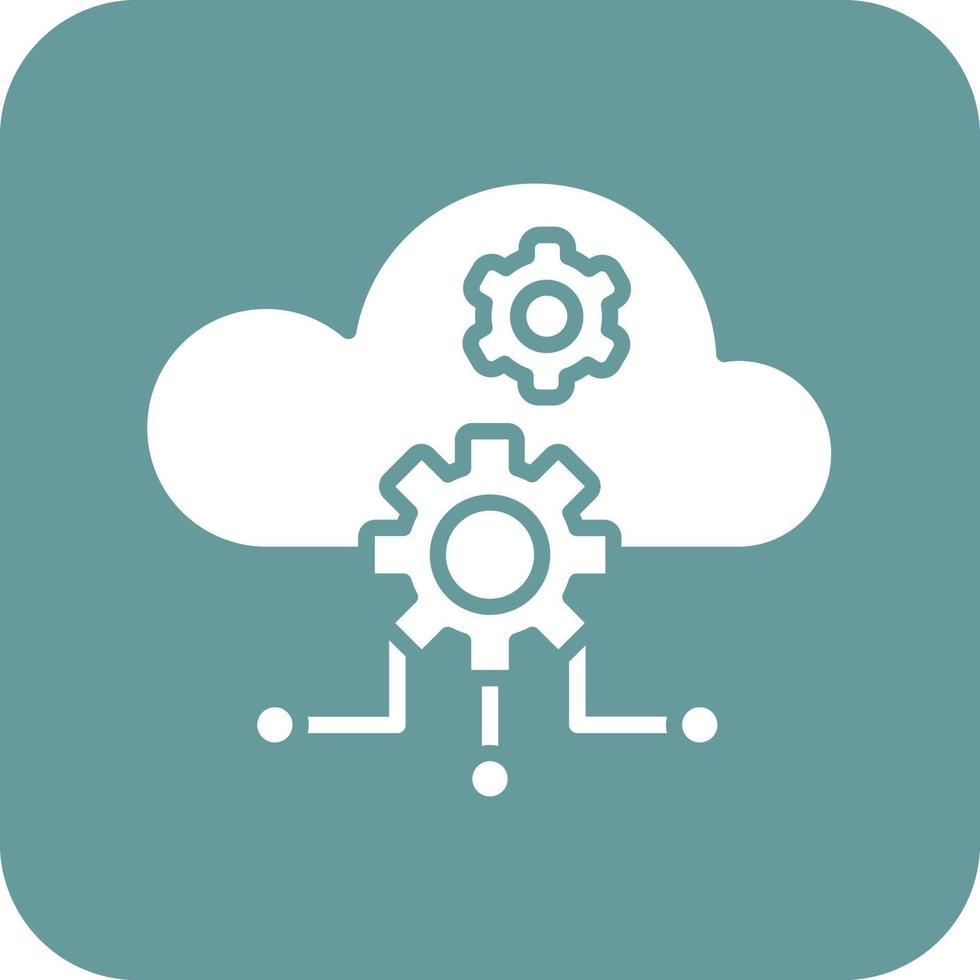 Cloud Computing Icon Vetor Style vector