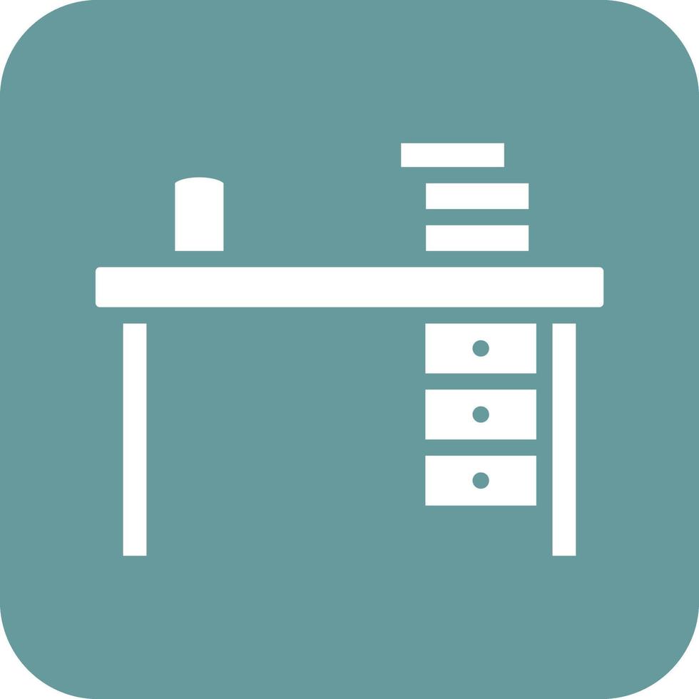 Study Table Vector Icon Design