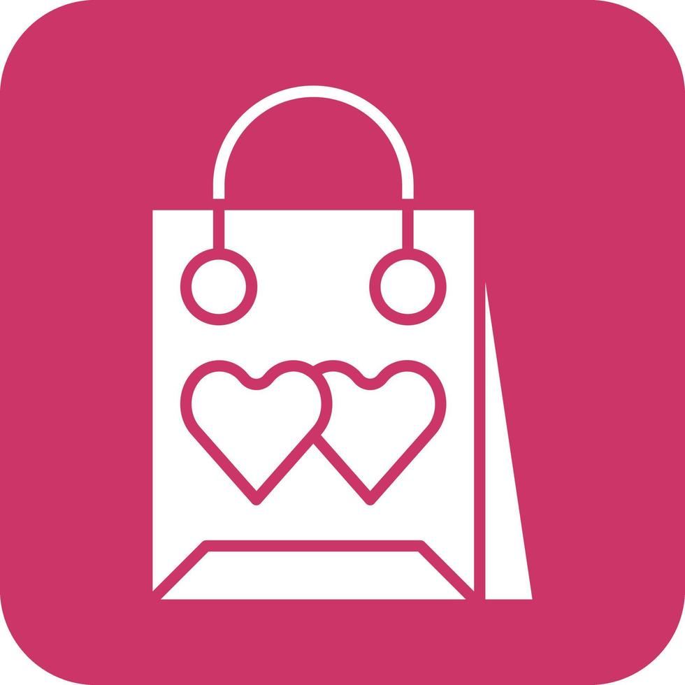 Gift Bag Vector Icon Design